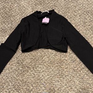 Elegant Black Kids Blazer